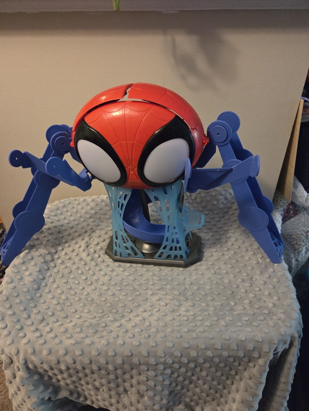 Spiderman Toy From Cartoon Missing Some Parts Not Tested